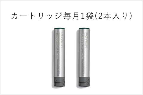 カートリッジ毎月2袋（2本入り）